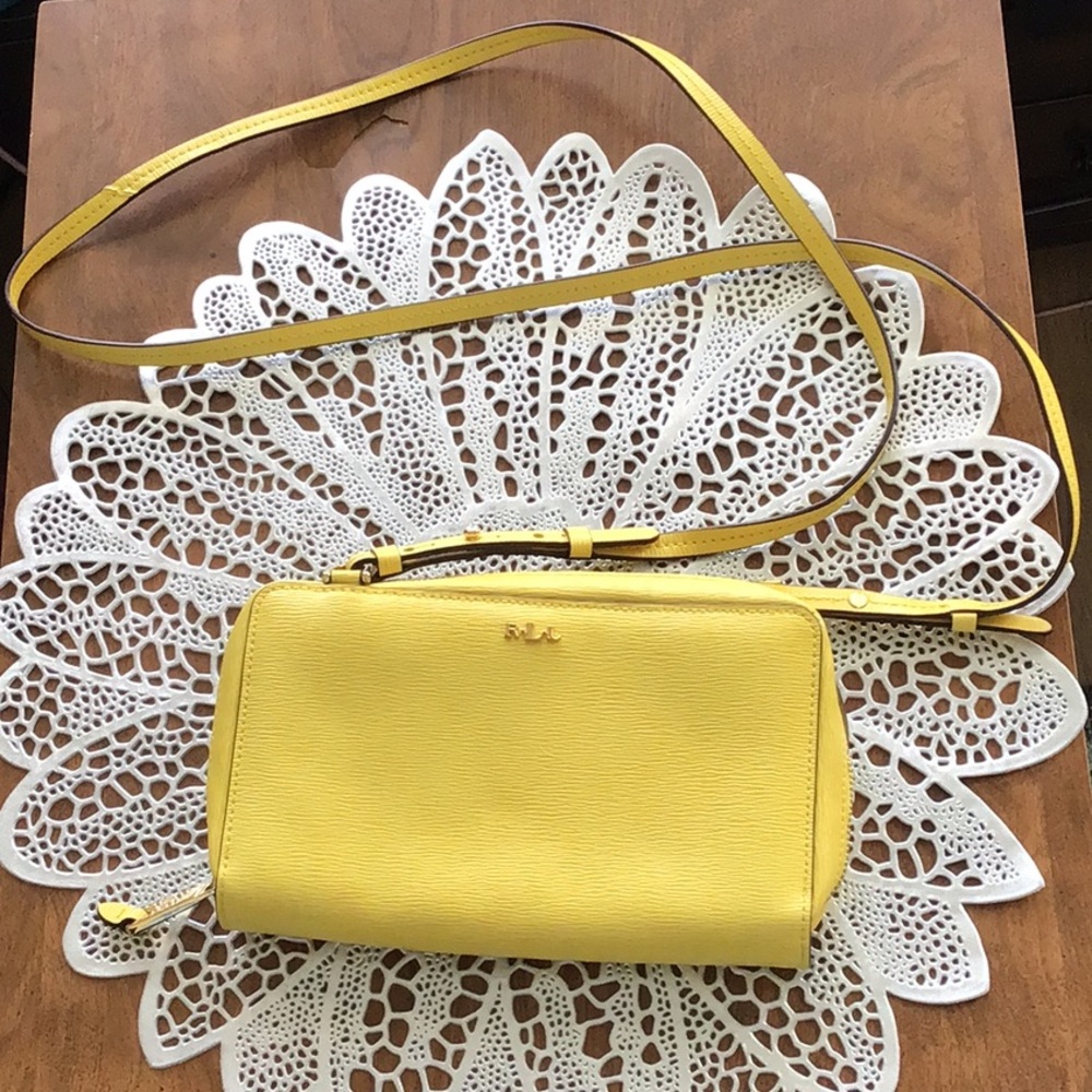 Ralph Lauren crossbody Saffiano Leather bag